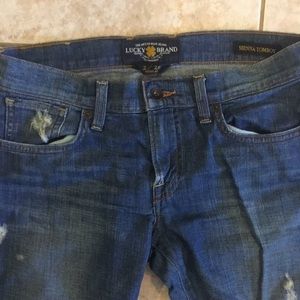 Lucky brand medium wash boot cut size 26